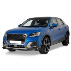 Rajout de pare-choc avant carbone adaptable sur Audi Q2 S-Line 16-20