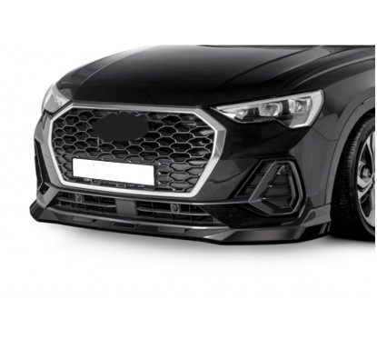 Rajout de pare-choc avant carbone adaptable sur Audi Q3 Sportback 19+