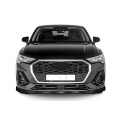 Rajout de pare-choc avant carbone adaptable sur Audi Q3 Sportback 19+