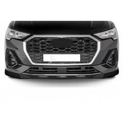 Rajout de pare-choc avant carbone adaptable sur Audi Q3 Sportback 19+