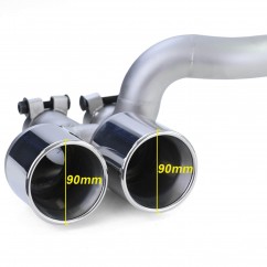 Diffuseur arrière + ligne d'échappement BMW série 5 F10 F11 Look M5 (10-17) Avec pack M