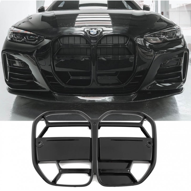 Grille de Calandre Noir Brillant BMW Série 4 G22 Coupé & G23 Cabriolet (20+)