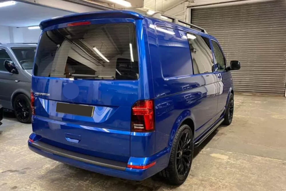 Becquet Arrière ABS Noir Brillant Pour VW T5 T5.1 T6 T6.1 - Spoiler Aérodynamique 2 Portes