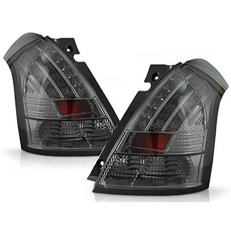 2x Feux arrière noir fumé adaptable sur Suzuki Swift (05-10) 2x Feux arrière noir fumé adaptable sur Suzuki Swift (05-10)