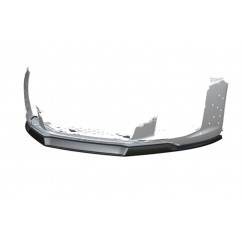 Rajout de pare-choc avant noir brillant adaptable sur Audi R8 15-19