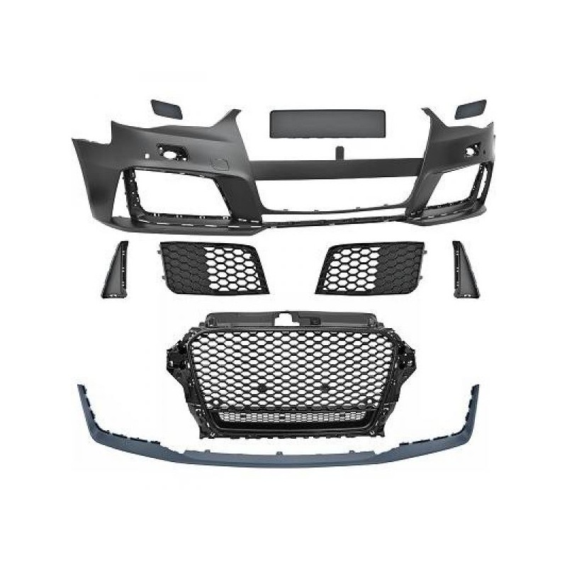 Pare-choc avant Look RS3 Audi A3 S3 8V berline/cabriolet (2012-2016) Pare-choc avant Look RS3 Audi A3 S3 8V berline/cabriolet (2012-2016)