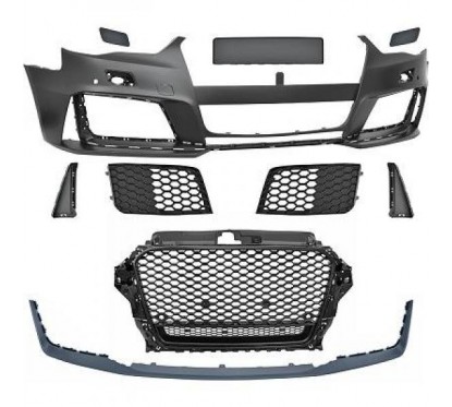 Pare-choc avant Look RS3 pour Audi A3 S3 8V berline/cabriolet (2012-2016)
