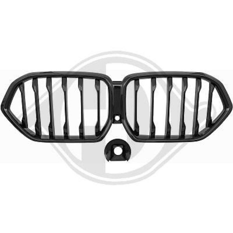 2x Grilles de Calandre adaptable sur  BMW X6 G06 Noir (19+)