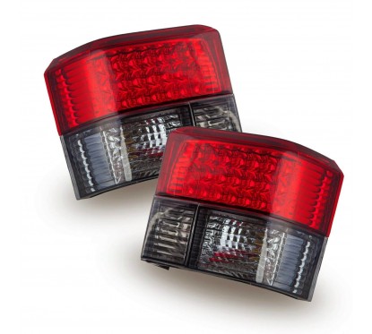 2x Feux arrières rouge fumé adaptables sur Volkswagen T4 90-03