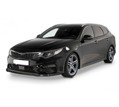 Rajout de pare-choc avant carbone adaptable sur Kia Optima GT GT-Line 18+