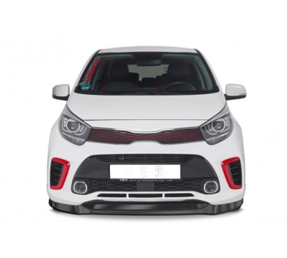 Rajout de pare-choc avant carbone adaptable sur Kia Picanto GT-Line 17+