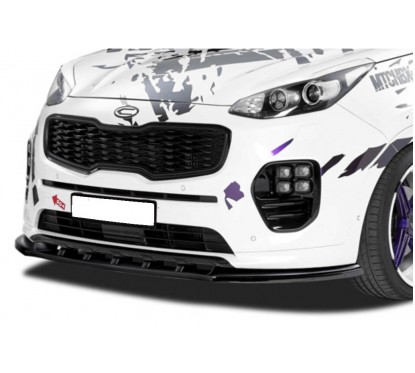 Rajout de pare-choc avant carbone adaptable sur Kia Sportage QL 15-18