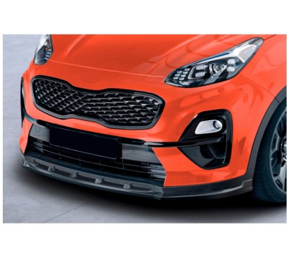 Rajout de pare-choc avant carbone adaptable sur Kia Sportage QLE 18+