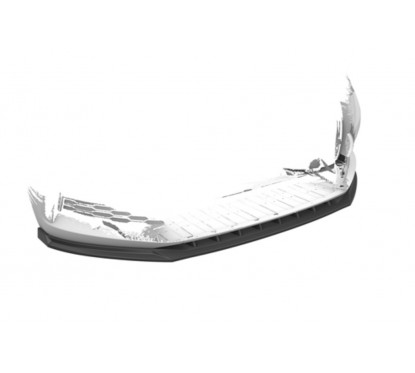Rajout de pare-choc avant carbone adaptable sur Skoda Scala 19+