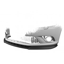 Rajout de pare choc noir brillant adaptable sur Skoda Fabia 2 RS 10-14