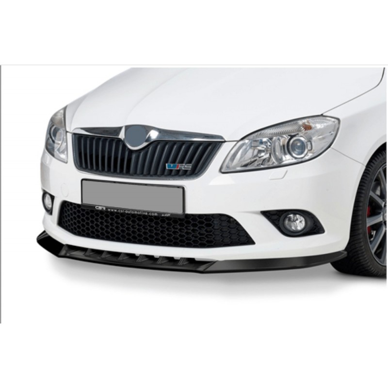 Rajout de pare choc noir brillant adaptable sur Skoda Fabia 2 RS 10-14