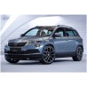 Rajout de pare choc noir brillant adaptable sur Skoda Karoq 17+