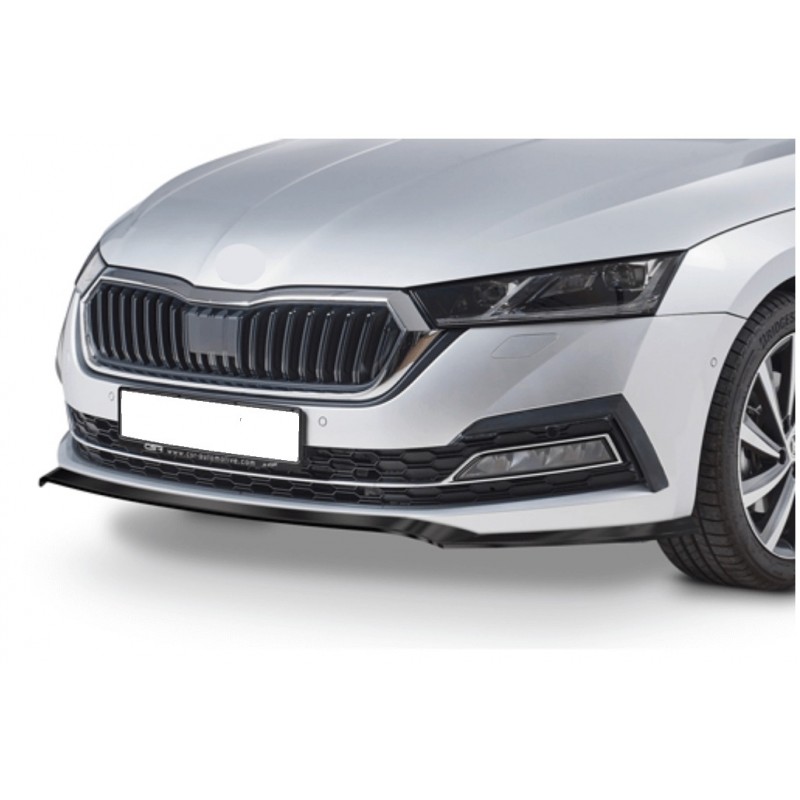 Rajout de pare choc noir brillant adaptable sur Skoda Octavia 4 19+