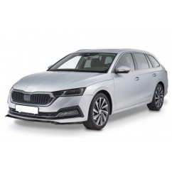 Rajout de pare choc noir brillant adaptable sur Skoda Octavia 4 19+