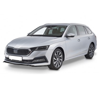Rajout de pare choc noir brillant adaptable sur Skoda Octavia 4 19+