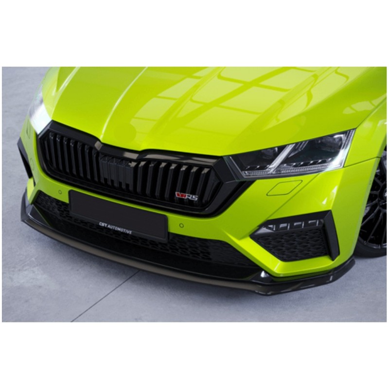 Rajout de pare choc noir brillant adaptable sur Skoda Octavia 4 RS 20+
