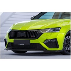 Rajout de pare choc noir brillant adaptable sur Skoda Octavia 4 RS 20+