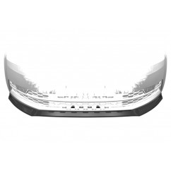 Rajout de pare choc noir brillant adaptable sur Skoda Octavia 3 16-19