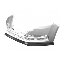 Rajout de pare choc noir brillant adaptable sur Skoda Octavia 3 16-19