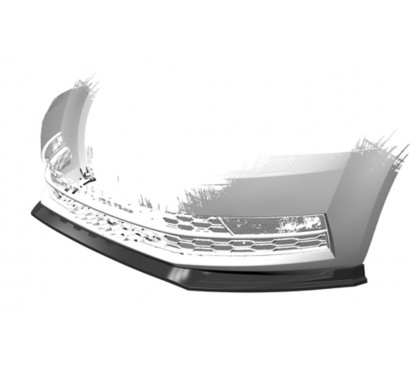 Rajout de pare choc noir brillant adaptable sur Skoda Octavia 3 16-19