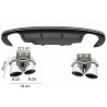 Diffuseur arriere Audi Q5 8R Facelift Double sortie Look SQ5 (13-16) avec pare choc S-Line