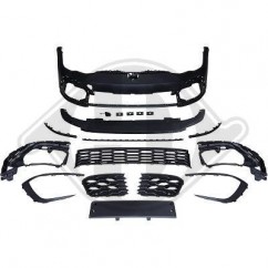 Pare choc avant adaptable sur Vw Golf 8 Look GTI (19+)