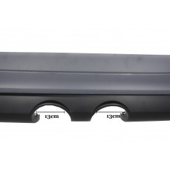 Jupe de pare choc arrière adaptable sur Golf 5 V Look R32 (03-07)