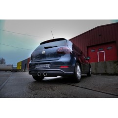 Jupe de pare choc arrière adaptable sur Golf 5 V Look R32 (03-07)