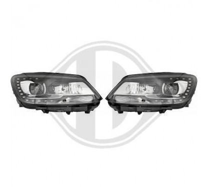 2x Phares Vw Touran Look Xenon 10-15