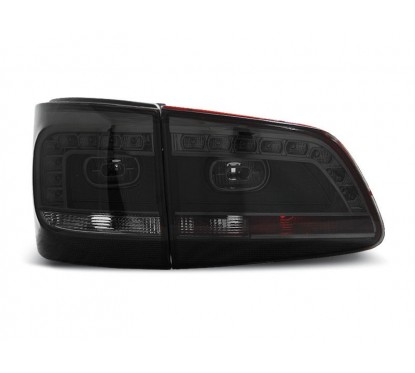 2x Feux arrières fumés à LED adaptable sur Vw Touran II (10-15)