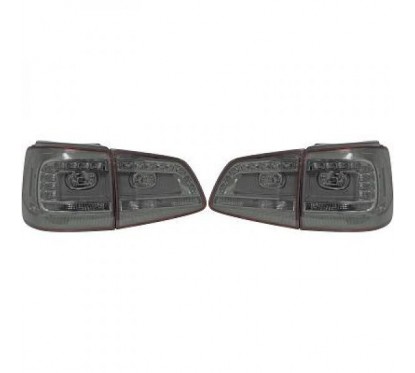 2x Feux arrières fumés à LED adaptable sur Vw Touran II (10-15)