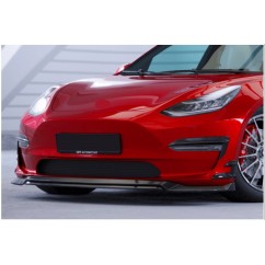 Rajout de pare choc carbone adaptable sur Tesla Model 3 17+