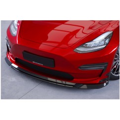 Rajout de pare choc noir brillant adaptable sur Tesla Model 3 17+