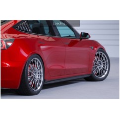 2x Bas de caisse noir brillant adaptable sur Tesla Model 3 17+
