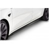 2x Bas de caisse noir brillant adaptable sur Tesla Model 3 17+