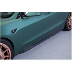 2x Bas de caisse noir brillant adaptable sur Tesla Model 3 17+