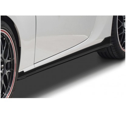 2x Bas de caisse noir brillant adaptable sur Toyota GT86 12-20