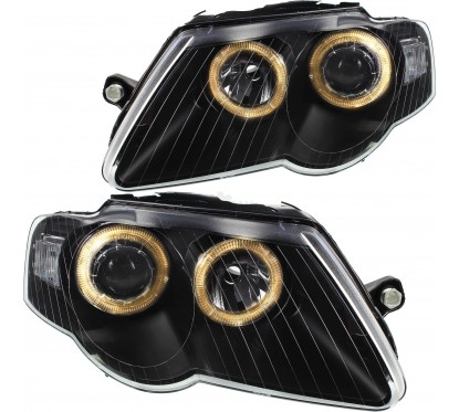 2x Phares avants à LED adaptable sur Volkswagen Passat B6 3C (05-10)