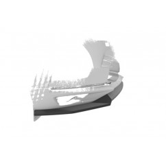 Rajout de pare choc carbone adaptable sur Volvo XC60 17-21