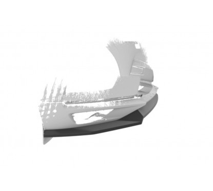 Rajout de pare choc noir brillant adaptable sur Volvo XC60 17-21