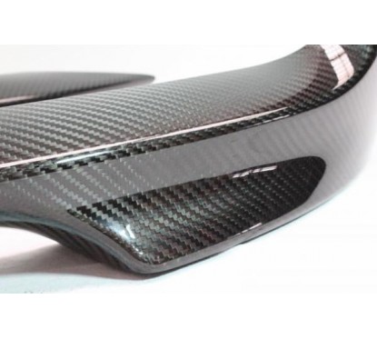 2x Splitters Carbone BMW Série 3 E92 E93 avec Pare-choc M (05-10)