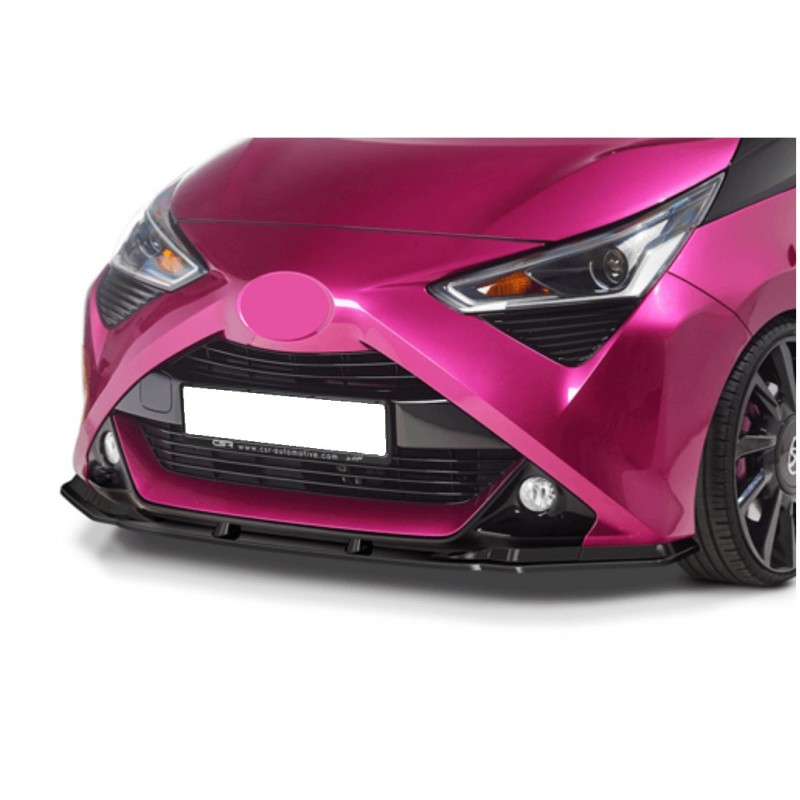Rajout de pare choc carbone adaptable sur Toyota Aygo 2 18+