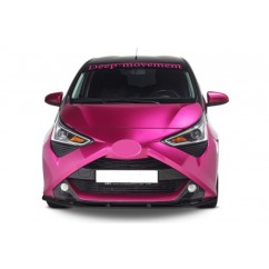Rajout de pare choc carbone adaptable sur Toyota Aygo 2 18+