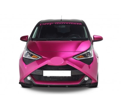 Rajout de pare choc carbone adaptable sur Toyota Aygo 2 18+