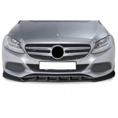 Rajout de pare choc noir brillant adaptable sur Mercedes Classe C 14-18